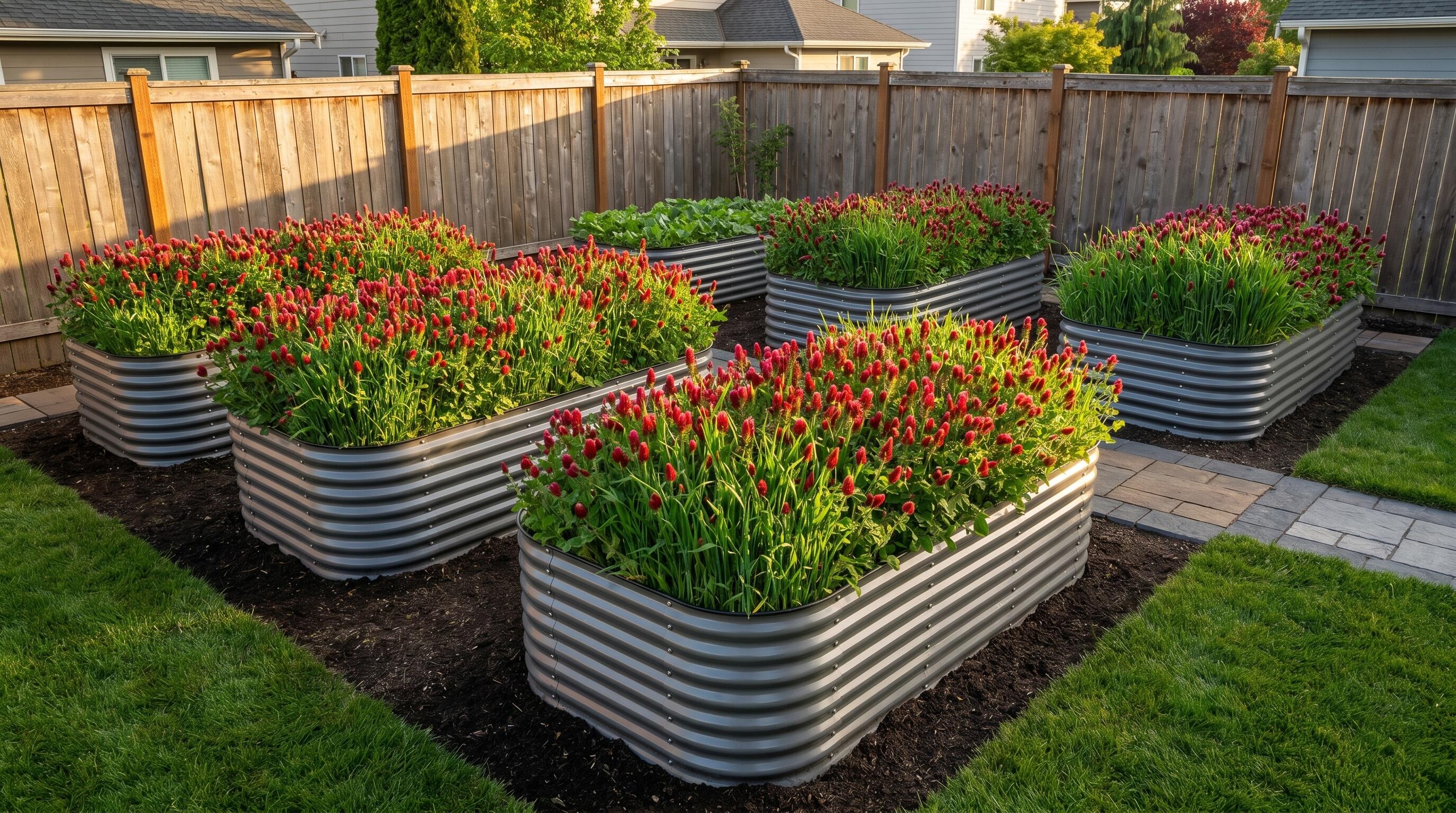 Cover Cropping in Raised Beds