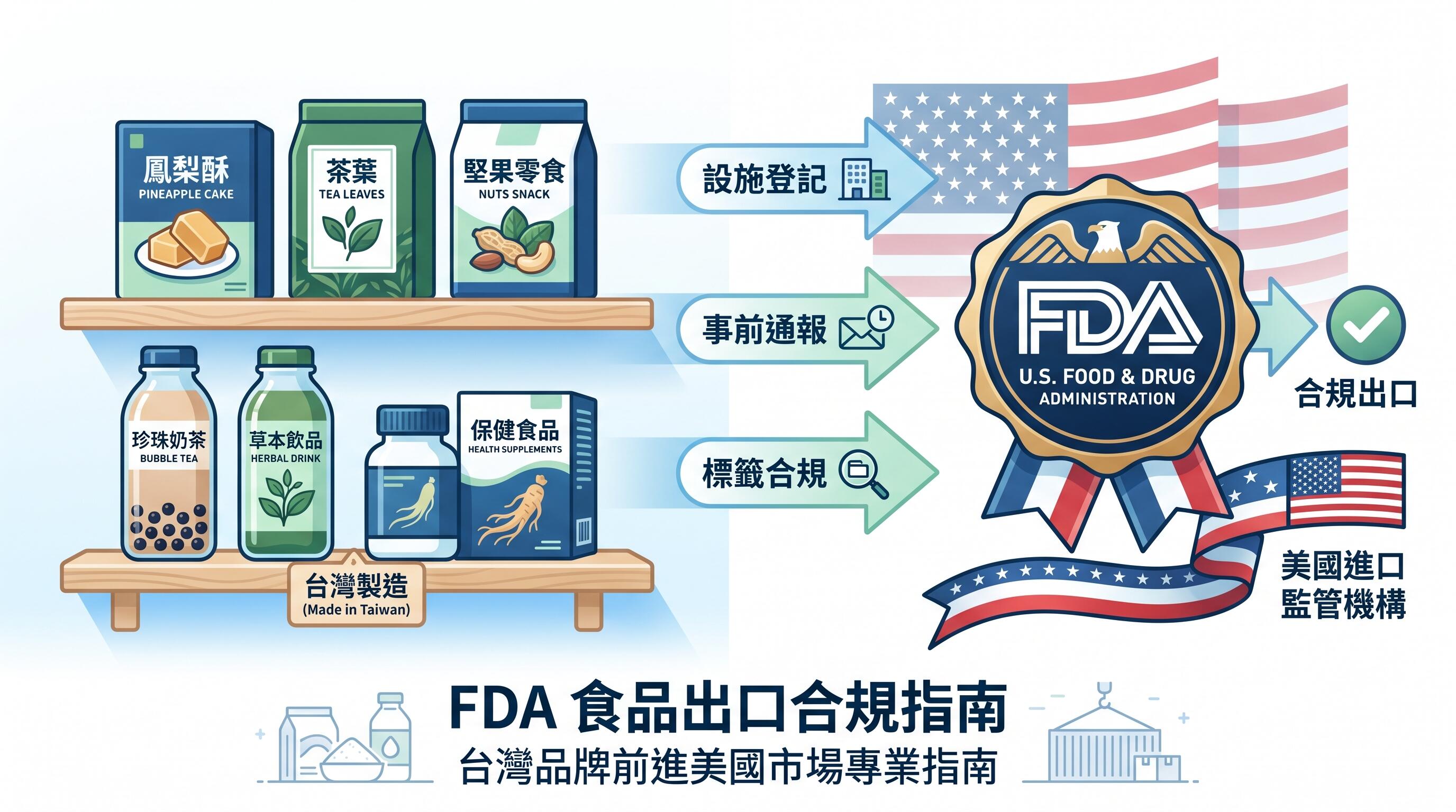 食品品牌進軍美國市場 FDA 合規流程全攻略