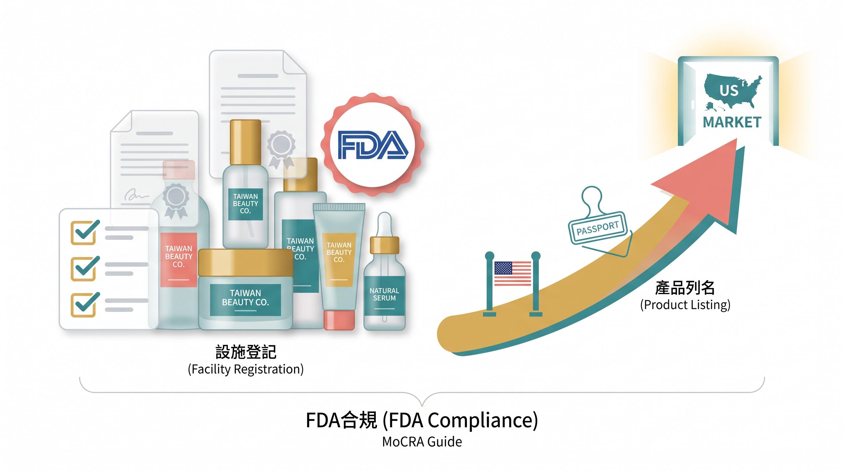 小型化妝品品牌進美國市場準備MoCRA合規指南封面
