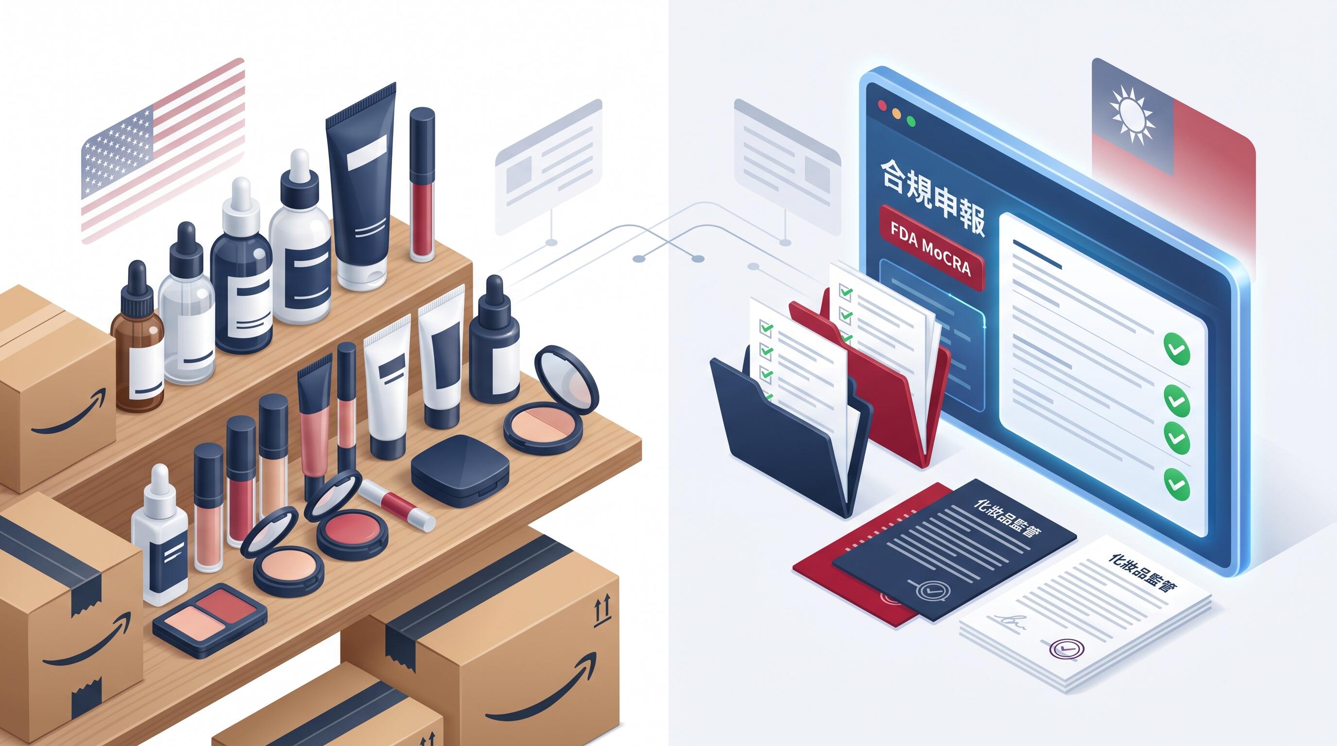 Amazon 販售化妝品的 FDA MoCRA 合規要求完整指南