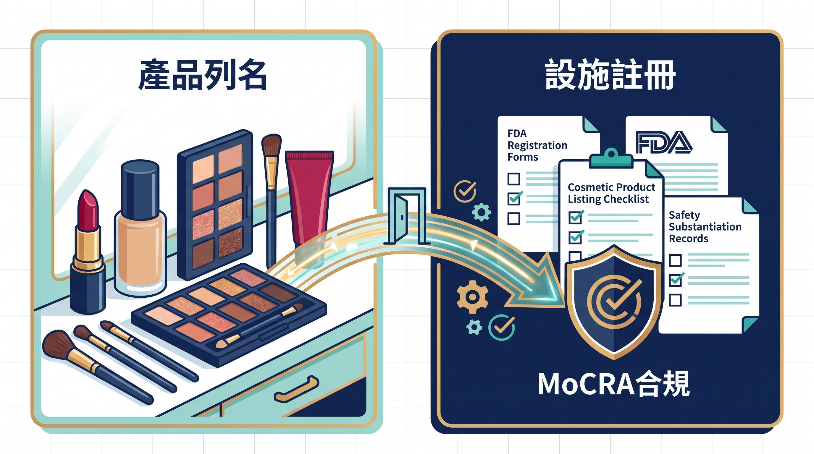 彩妝品牌出口美國前必須完成的 MoCRA 合規檢查清單