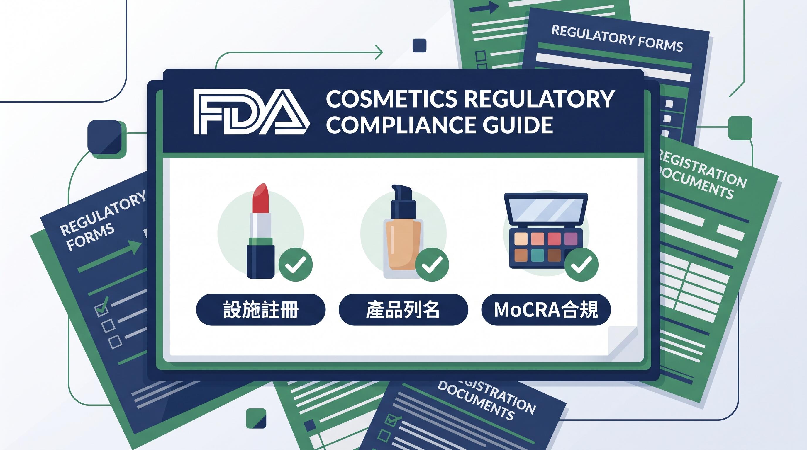 彩妝品牌出口美國前的MoCRA合規檢查清單完整指南