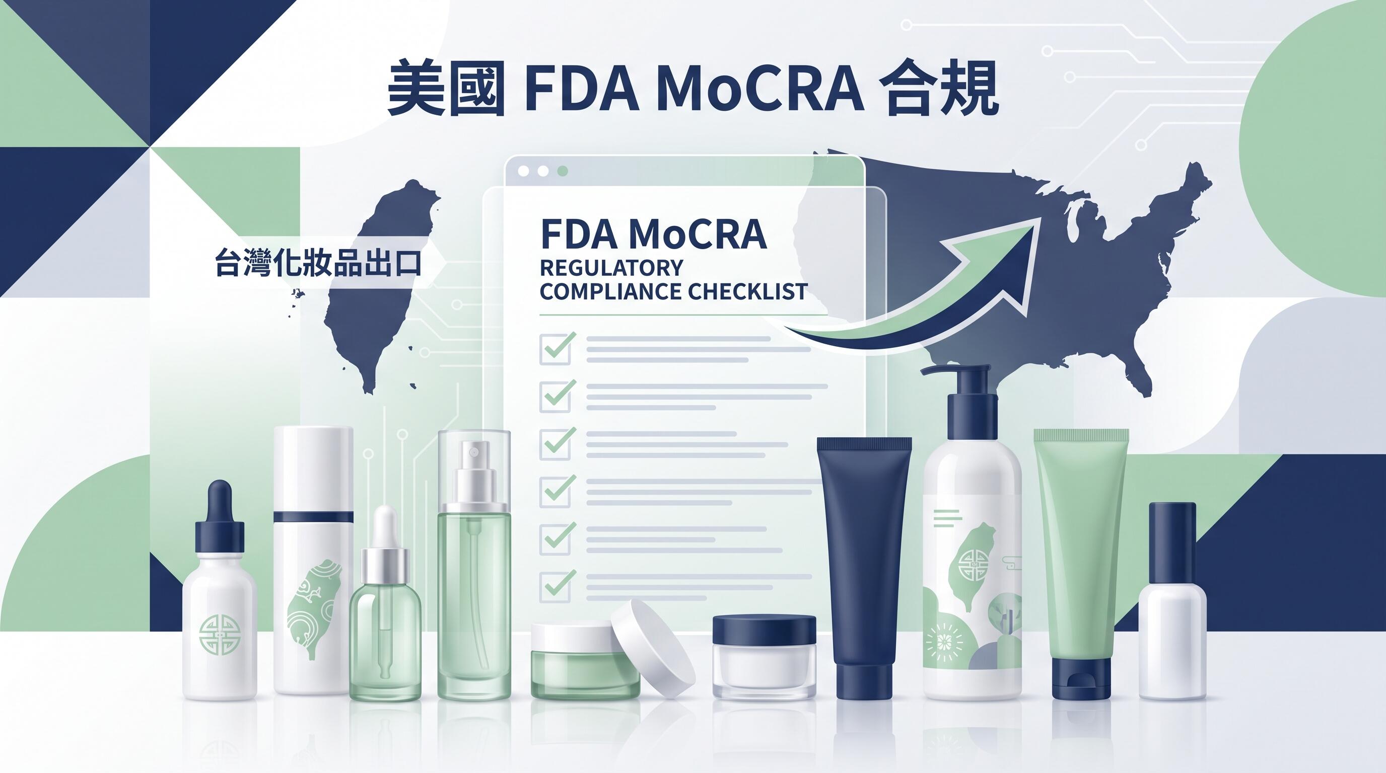 台灣化妝品出口美國 MoCRA 合規申報完整指南