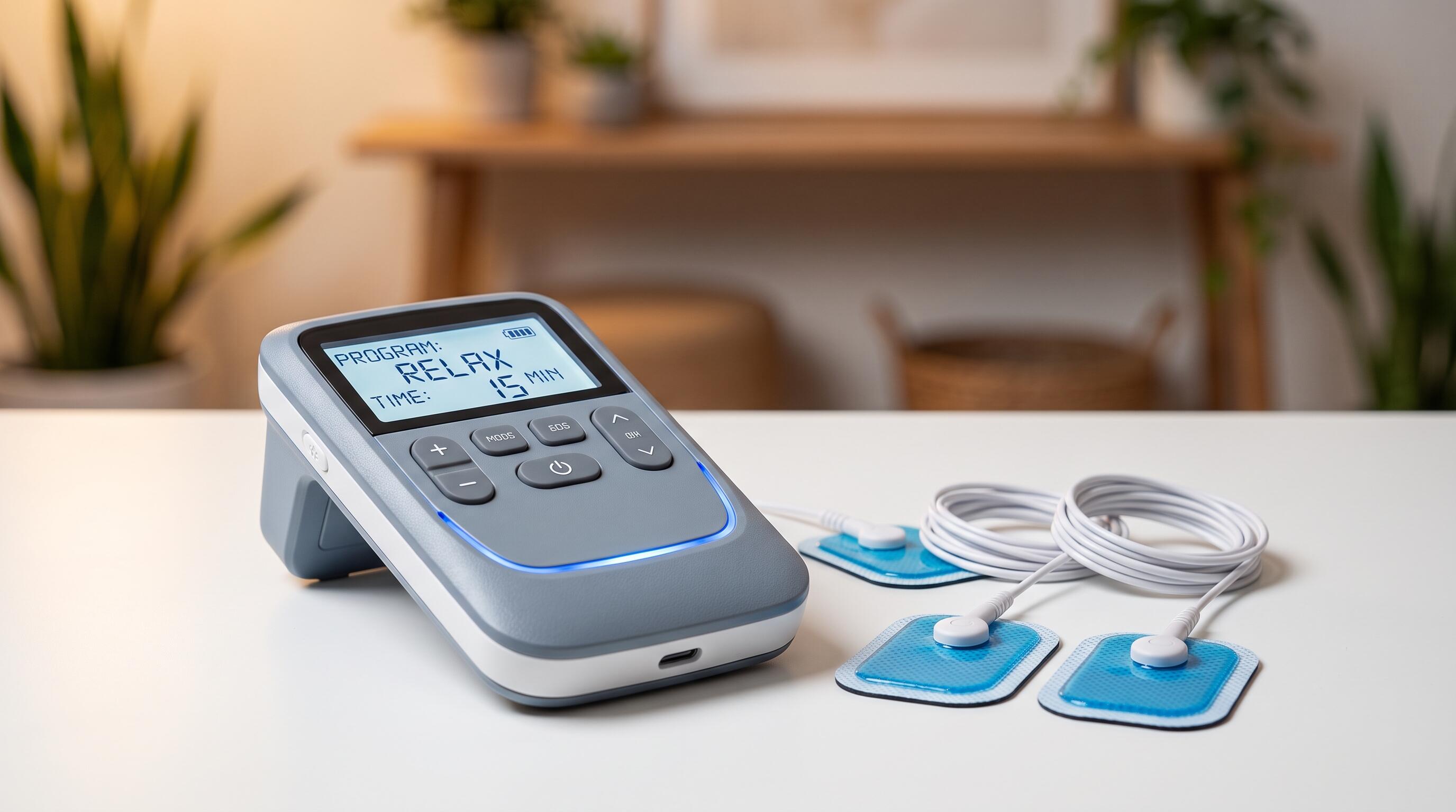 Best Rechargeable TENS EMS Machine with Electrode Pads — iStim Professional Device for Pain Relief and Muscle Recovery