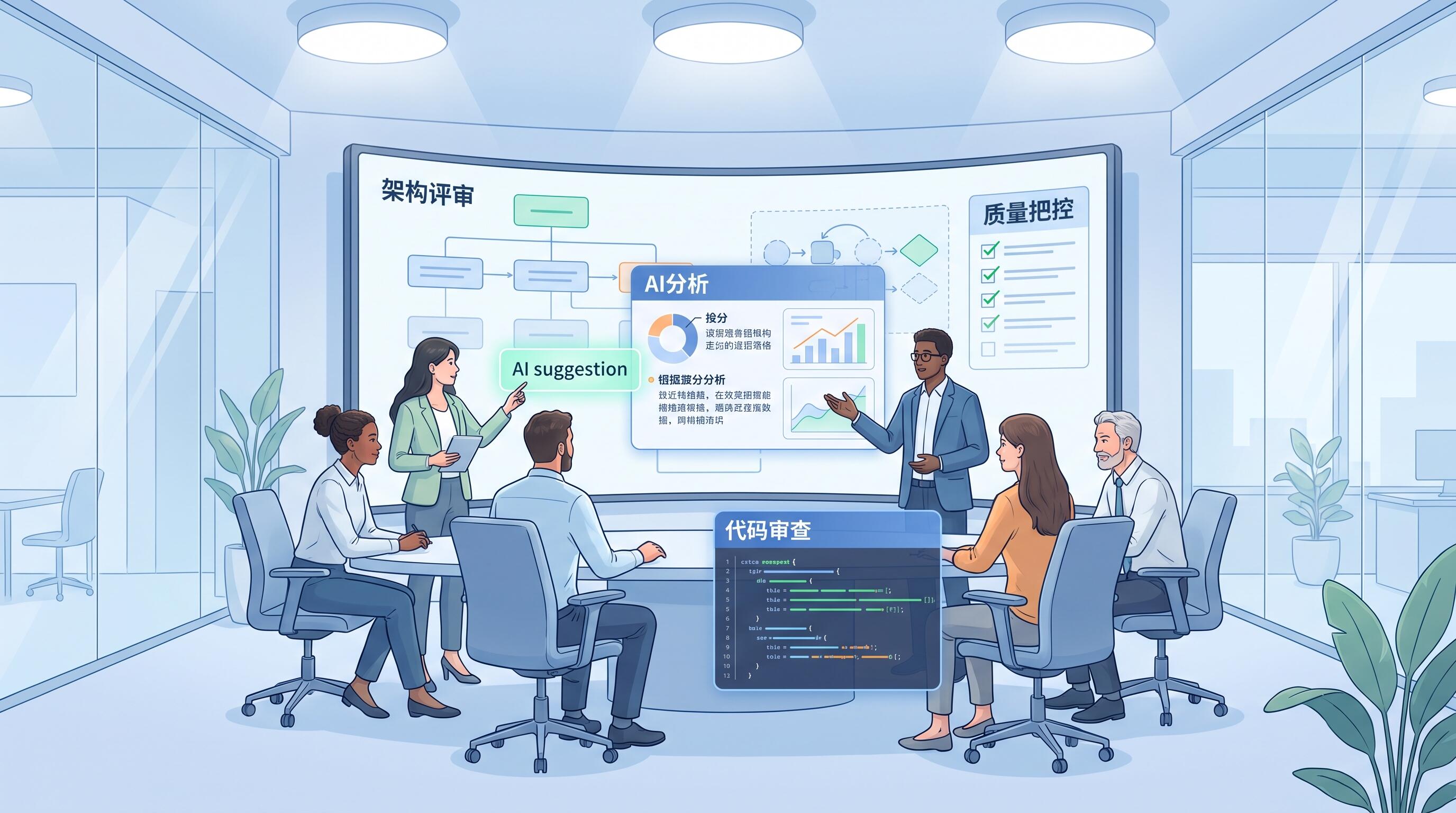 工程师在系统设计阶段使用AI工具进行架构评审与代码审查的实践流程