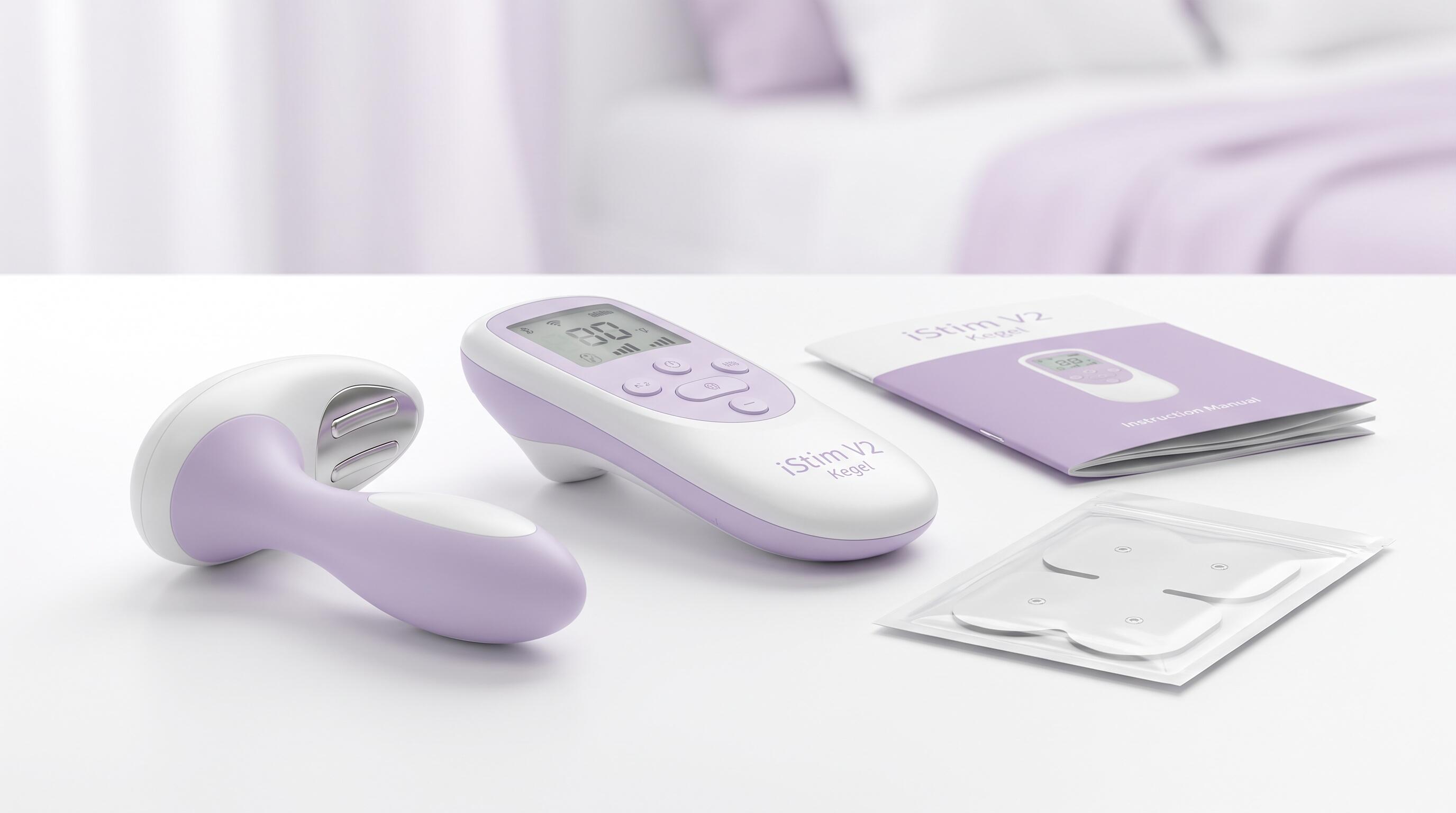 iStim V2 Kegel EMS pelvic floor trainer device review and user guide for women's pelvic health