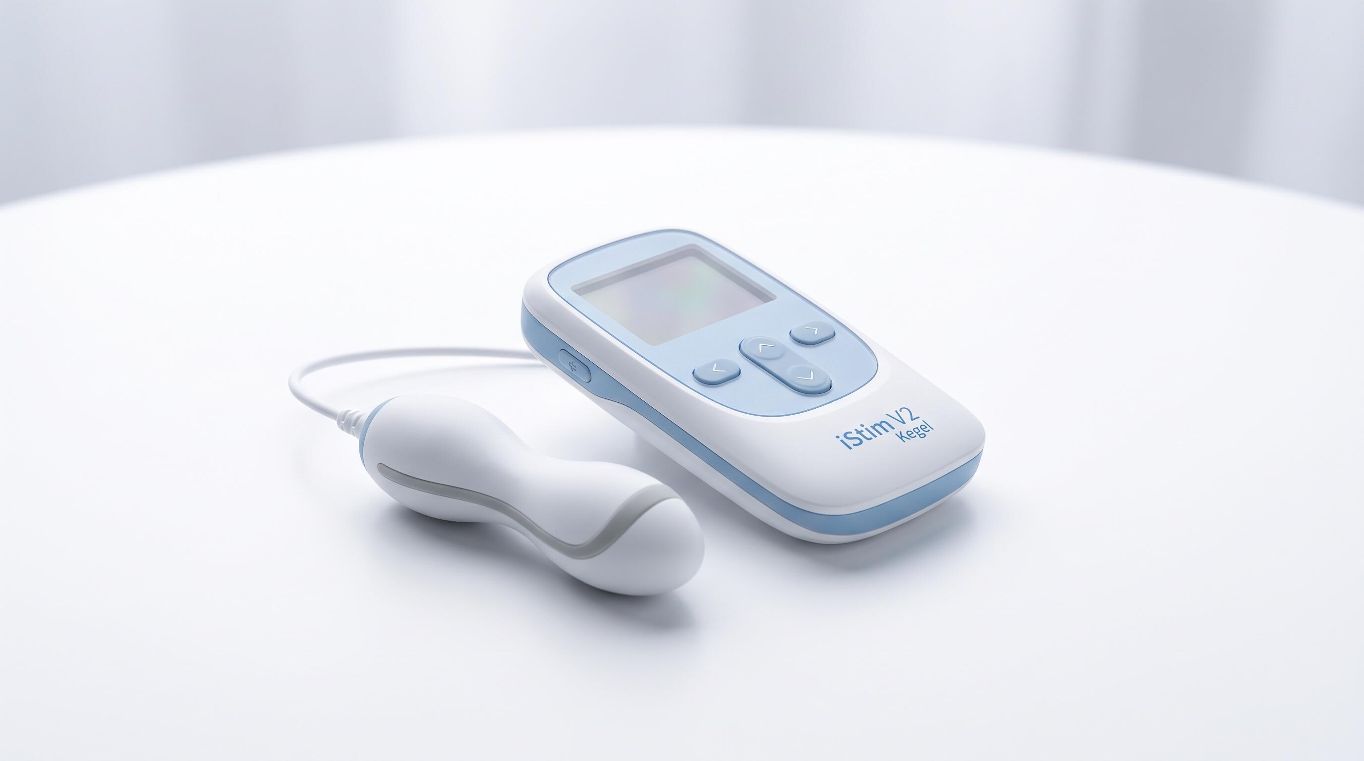 Best Pelvic Floor Stimulator Brands and Reviews 2026 iStim V2 Kegel Device on clean surface
