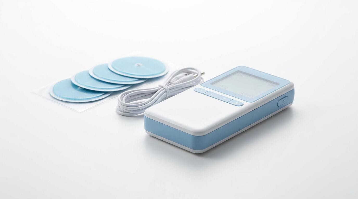 iStim WeTrac portable TENS unit for chronic pain relief at home