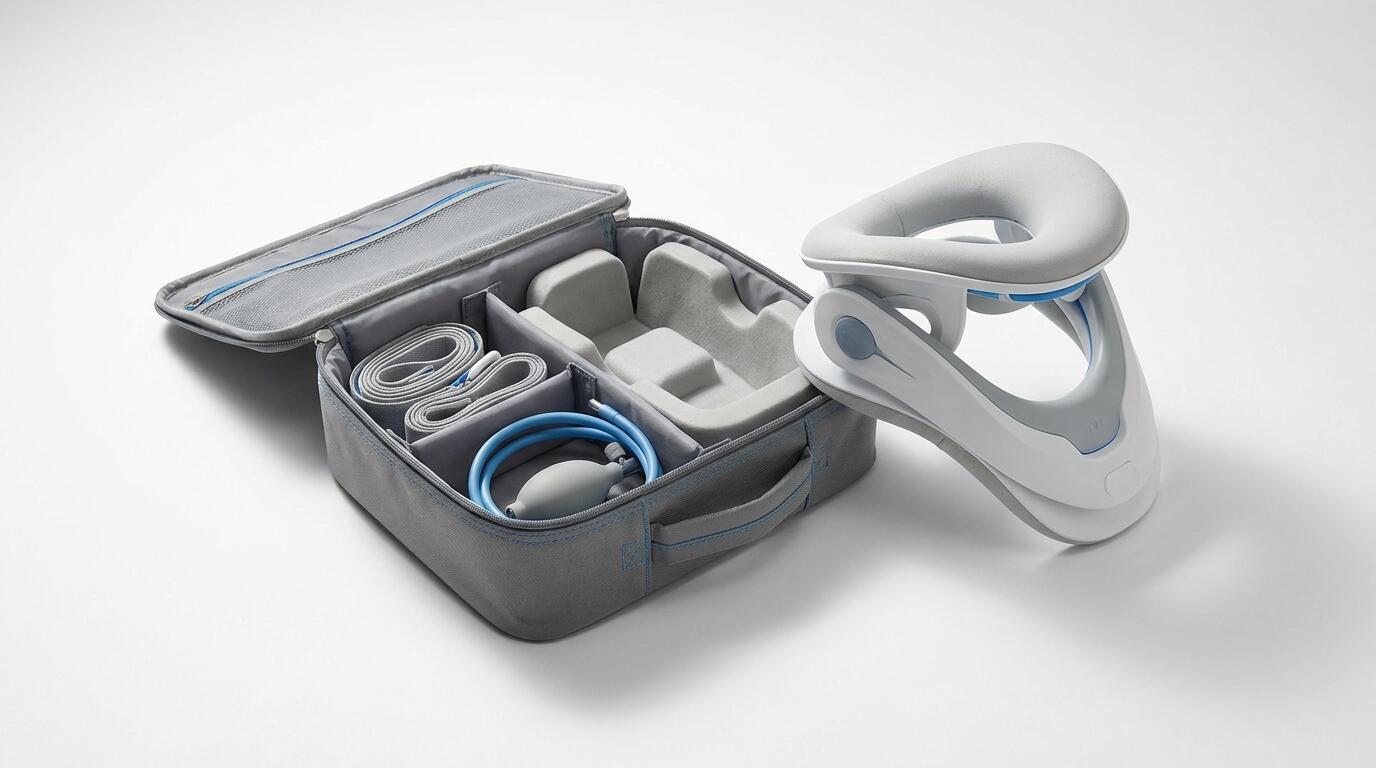 Best Cervical Decompression Device with Travel Bag for Portable Neck Relief