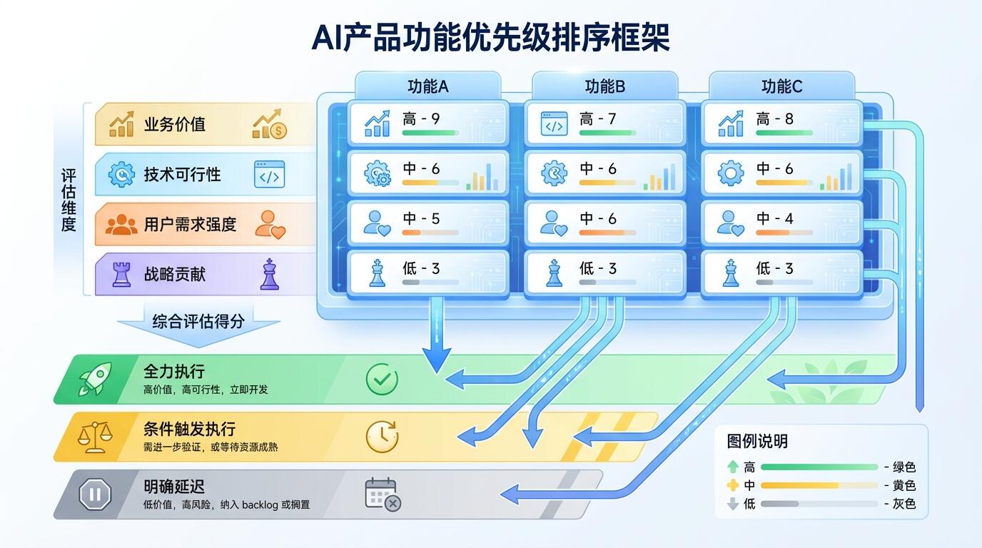 AI功能优先级排定流程图