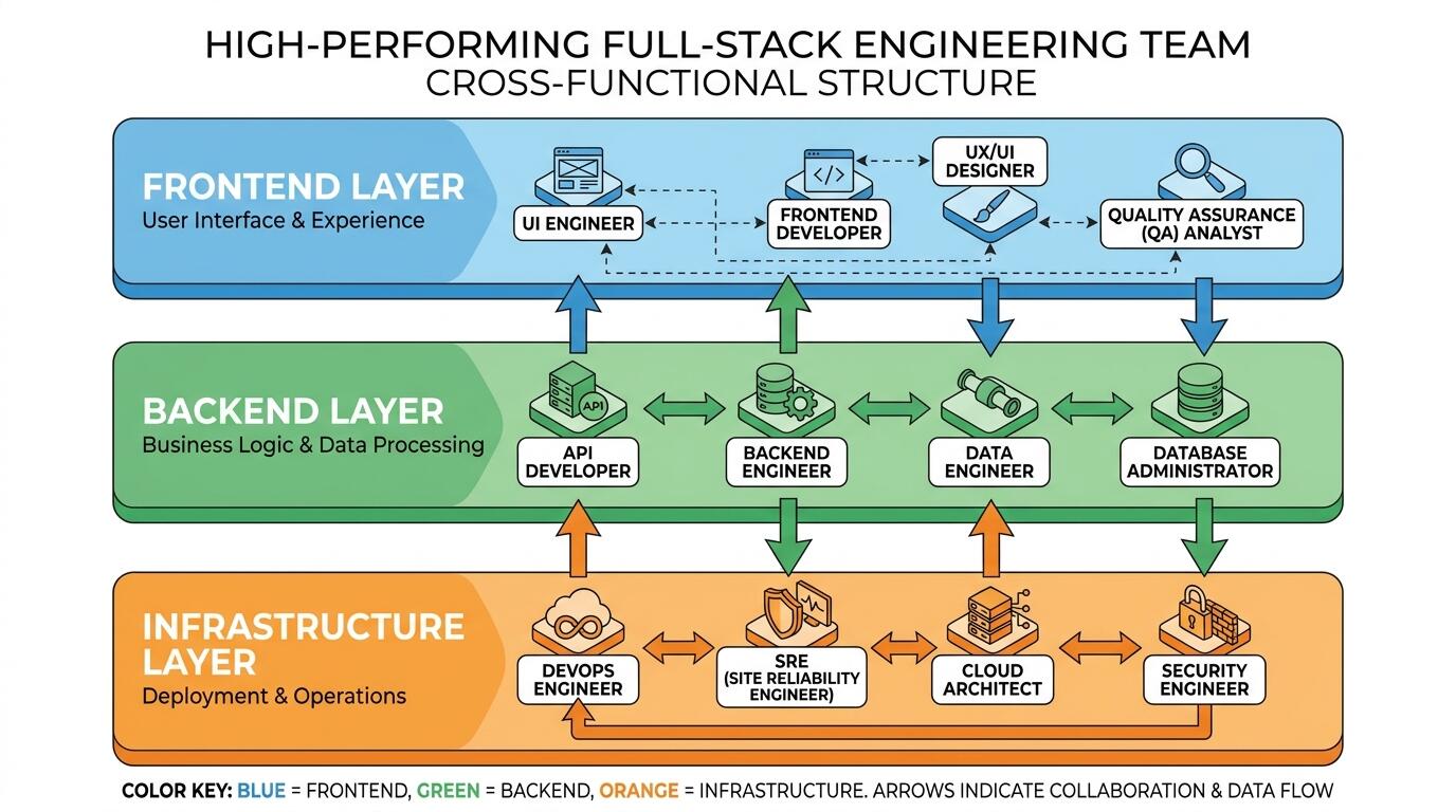 Full-Stack Team Architecture Diagram