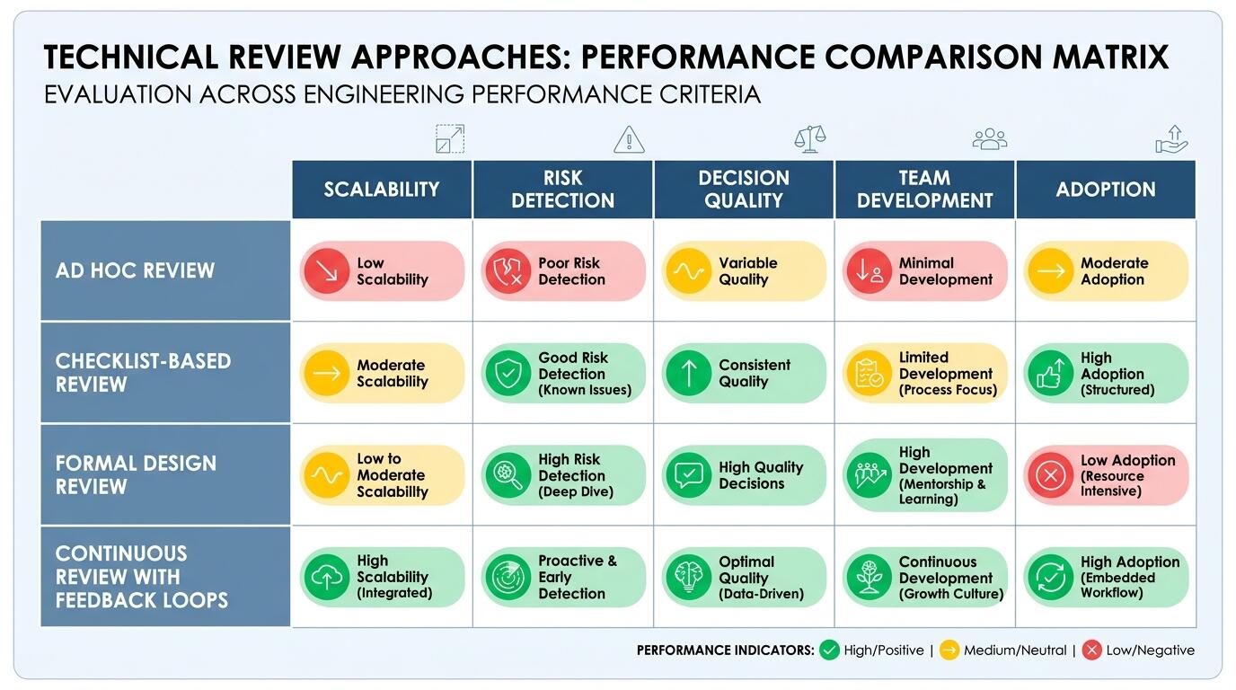Technical Review Framework Comparison