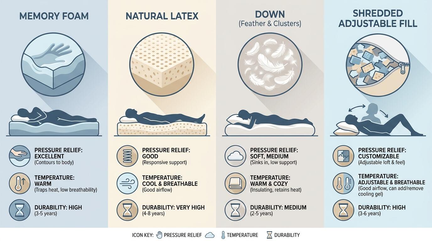 Smarter pillow shopping framework