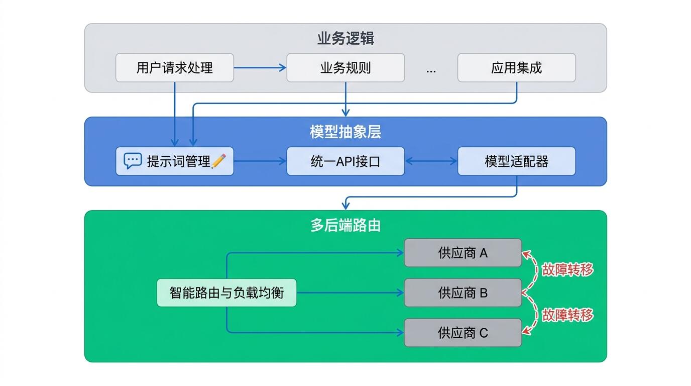 AI系统架构抽象层设计示意图