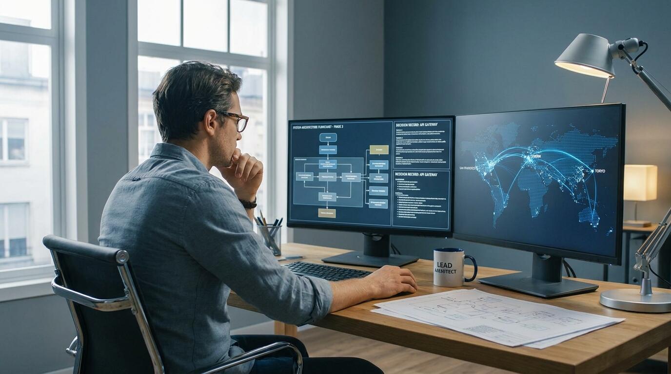 Distributed technical team aligned across global time zones