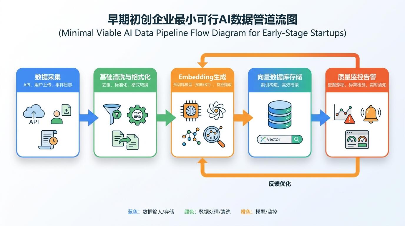 AI数据管道架构示意图