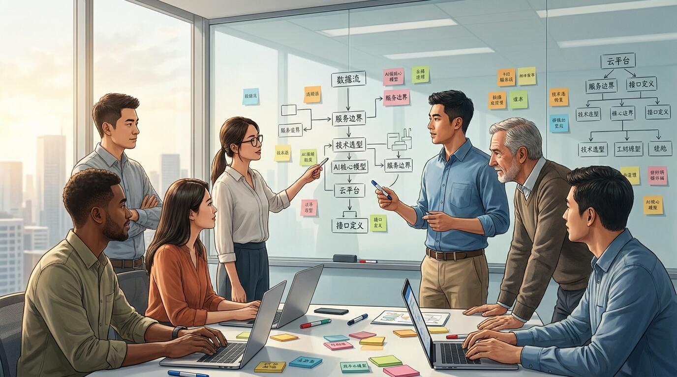 AI架构咨询准备阶段示意图