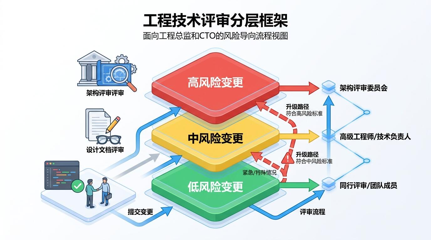 高效技术评审流程框架图