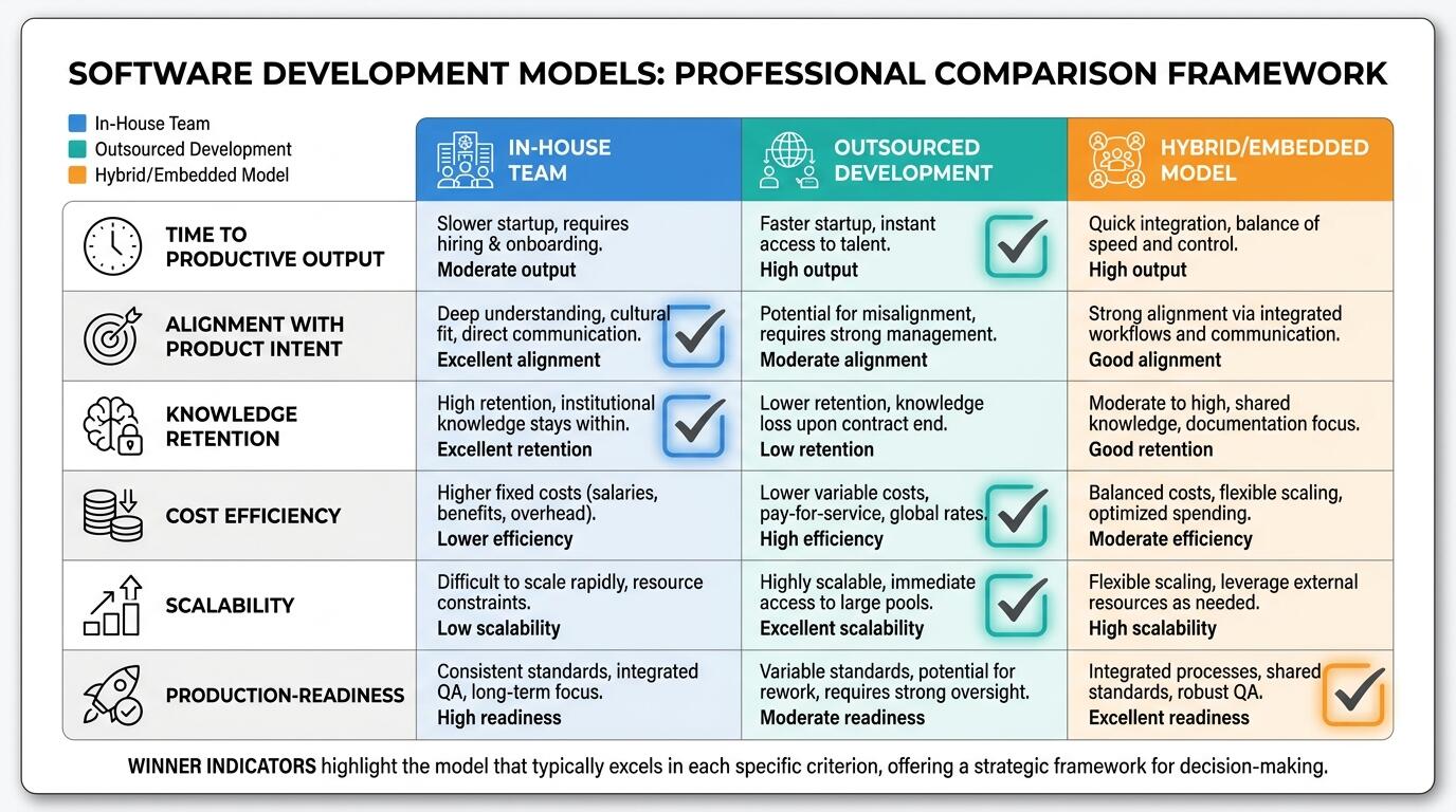 Development Model Decision Framework