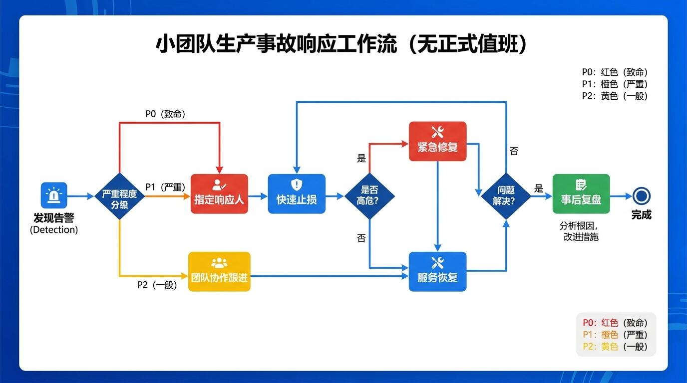 生产事故响应流程图