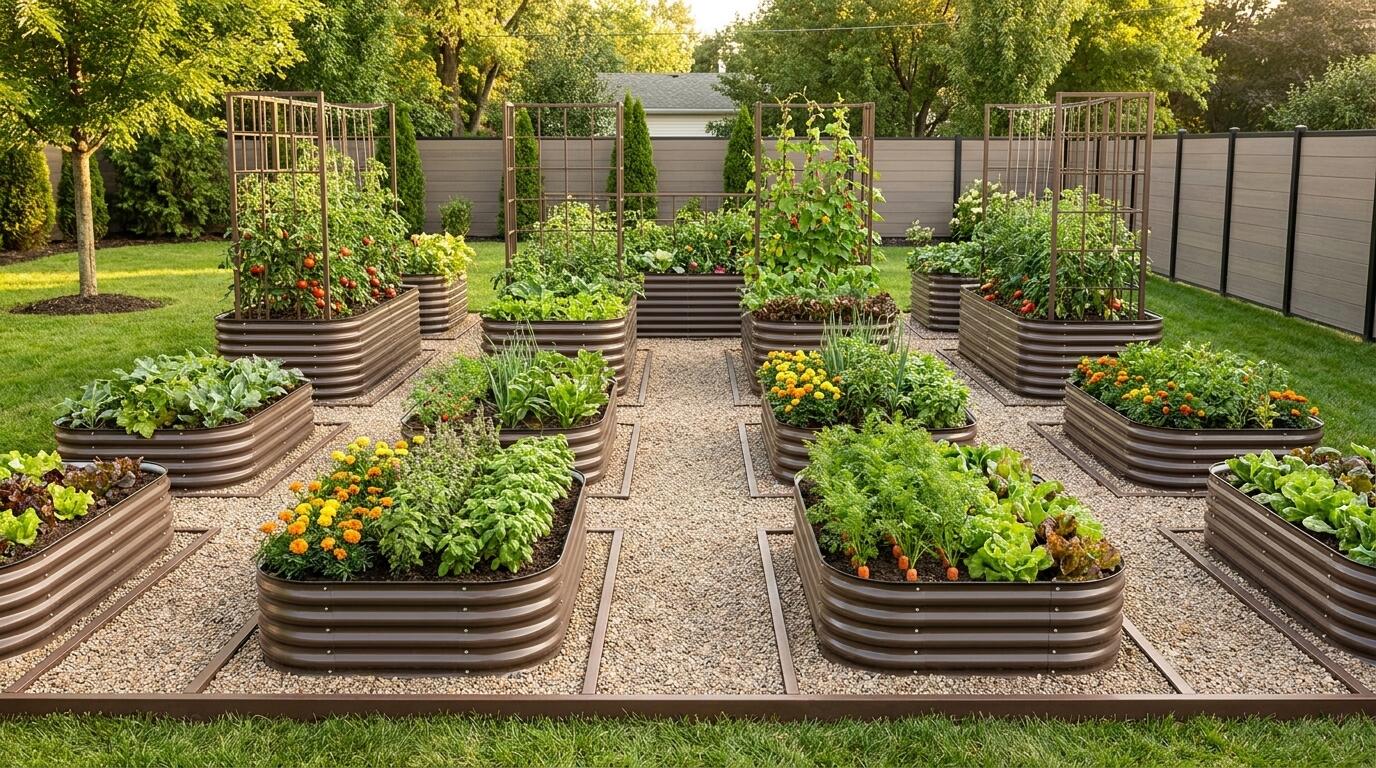 Raised Bed Garden Layout