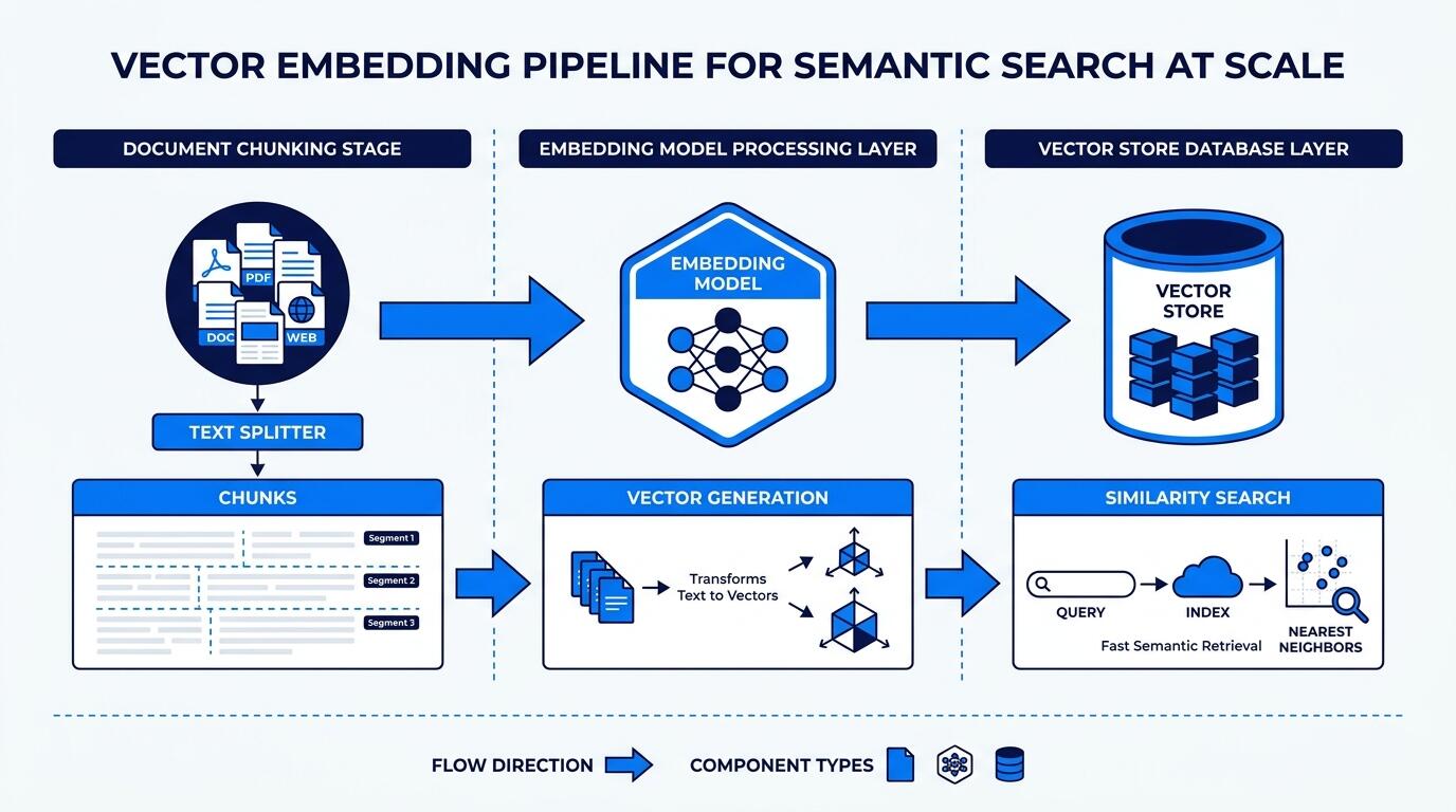 Semantic Search Vector Indexing Architecture