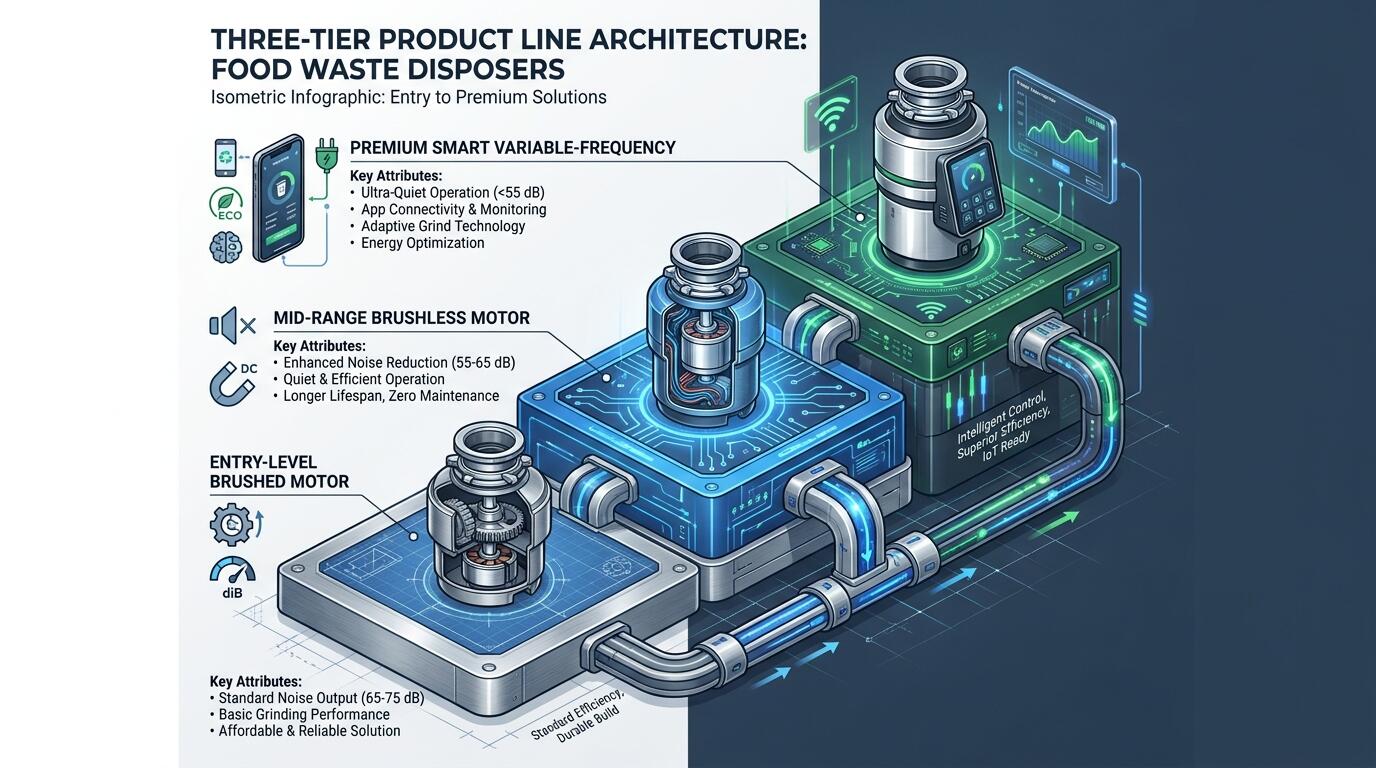Product Line Planning: Balancing Brushed, Brushless and Smart Disposer Series Across Price Tiers