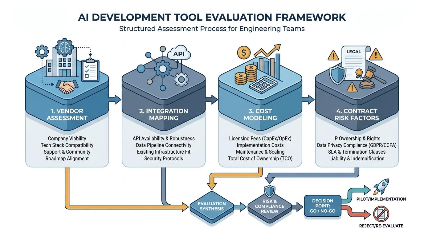 AI development tool evaluation framework diagram