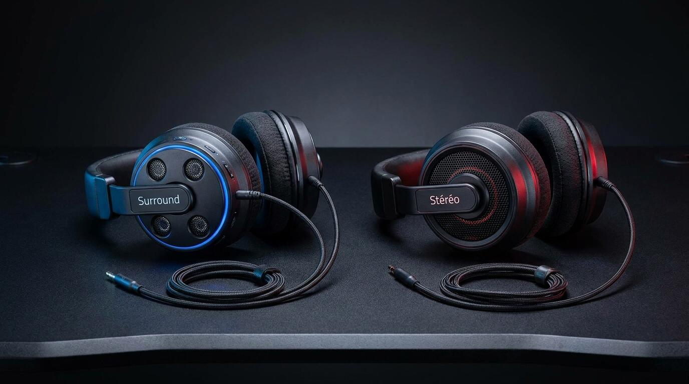 Casque gaming surround vs stéréo pour améliorer la précision en jeu FPS