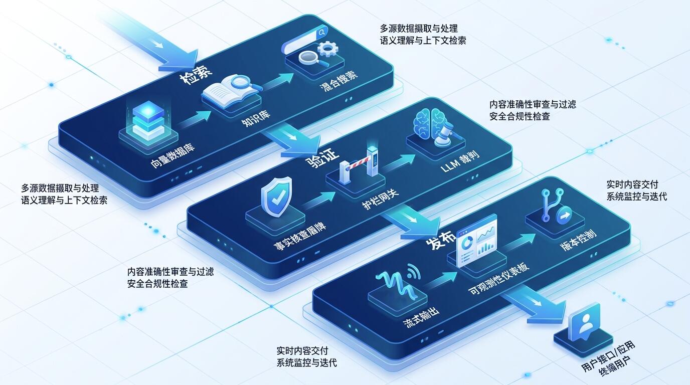 智能体流水线检索验证发布三阶段全解析封面图