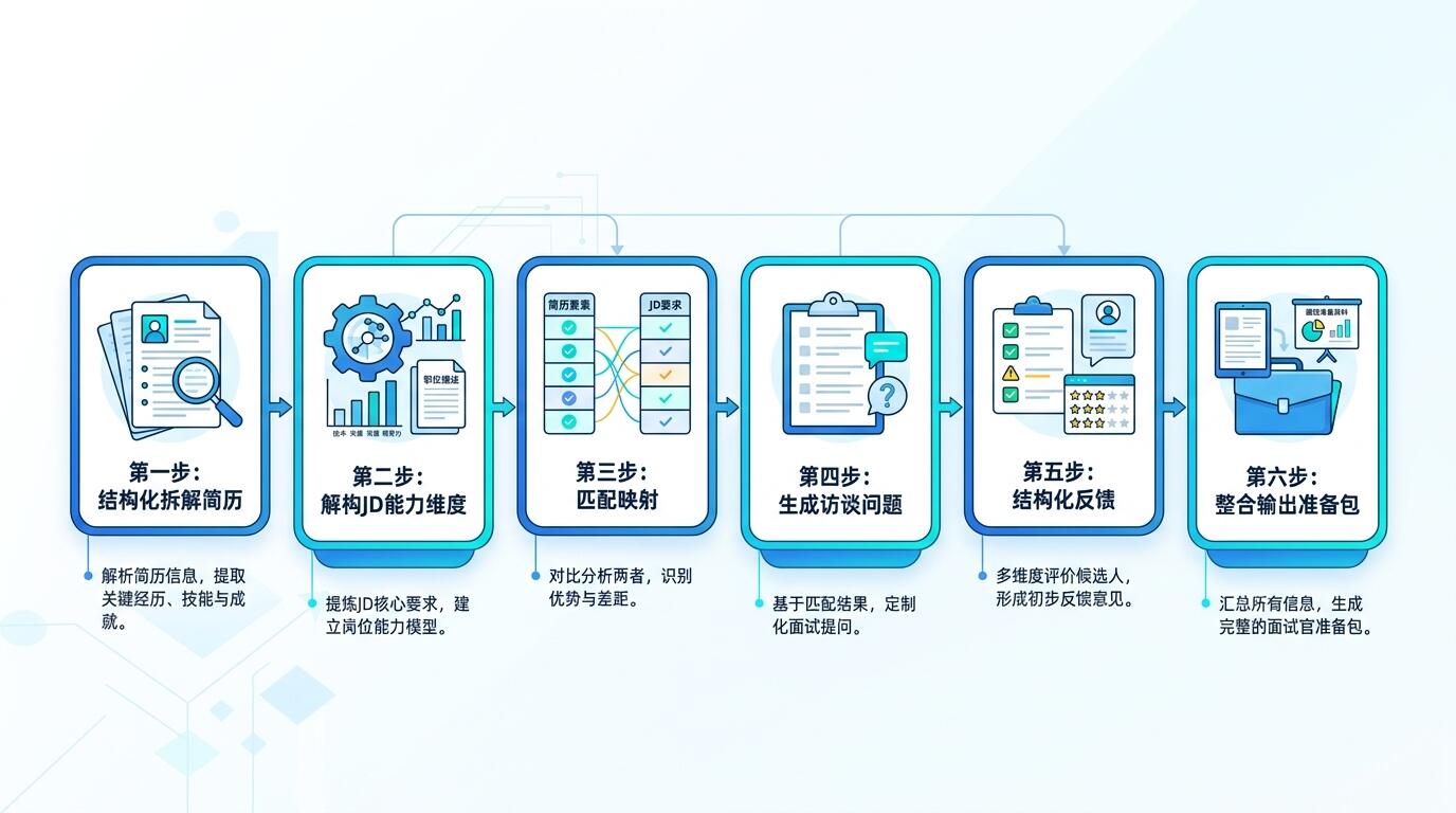 访谈准备流程图