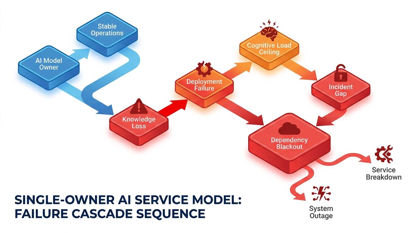 Troubleshooting single-owner service failures in AI production systems