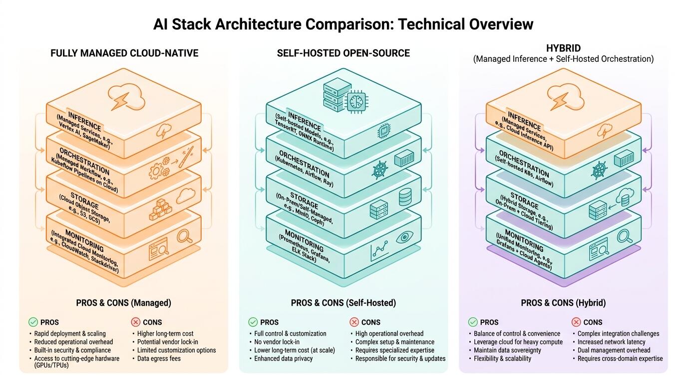 Solo AI Engineer Stack Architecture Comparison