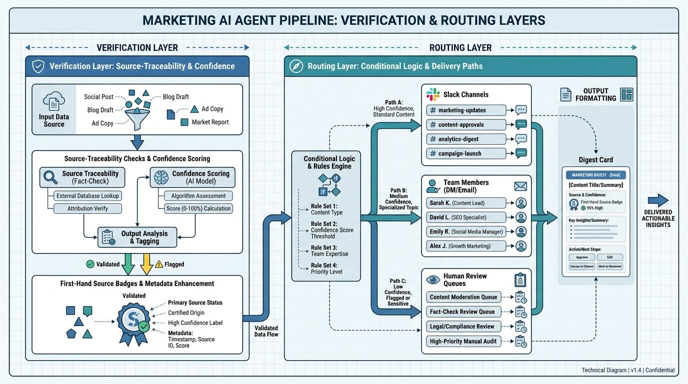 Agent Pipeline Verification Layer Diagram