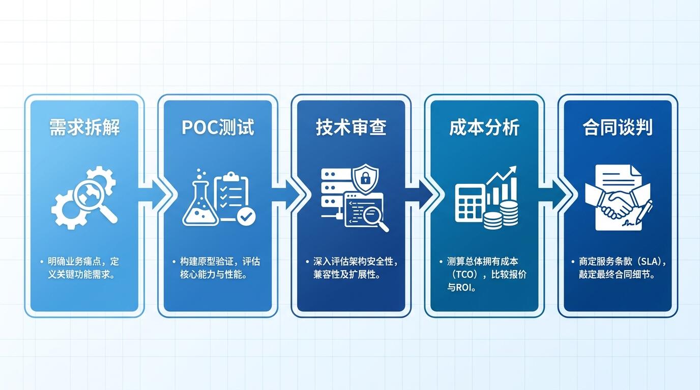 RAG供应商评估流程图