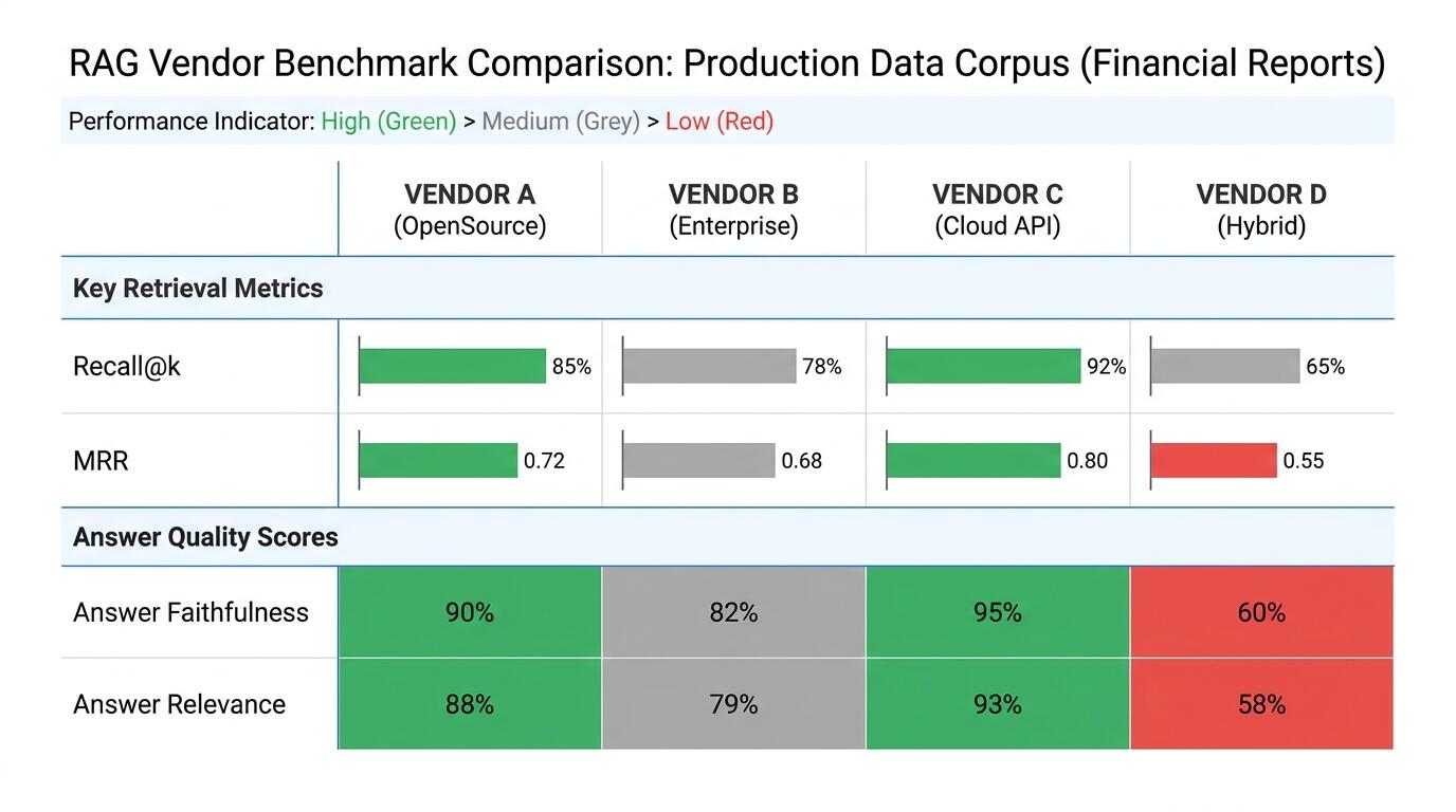 RAG vendor evaluation benchmark