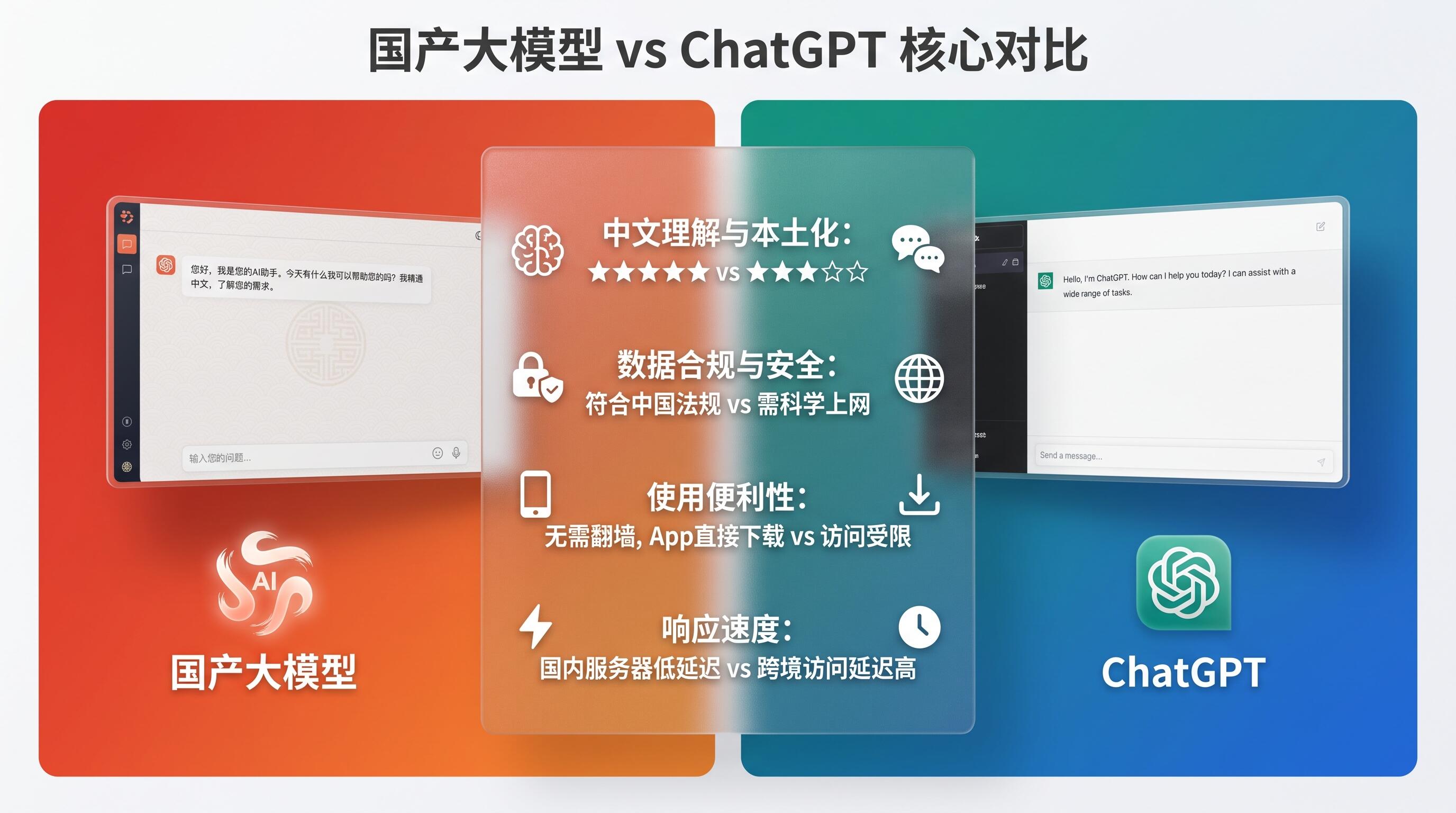 AI助手选择对比示意图