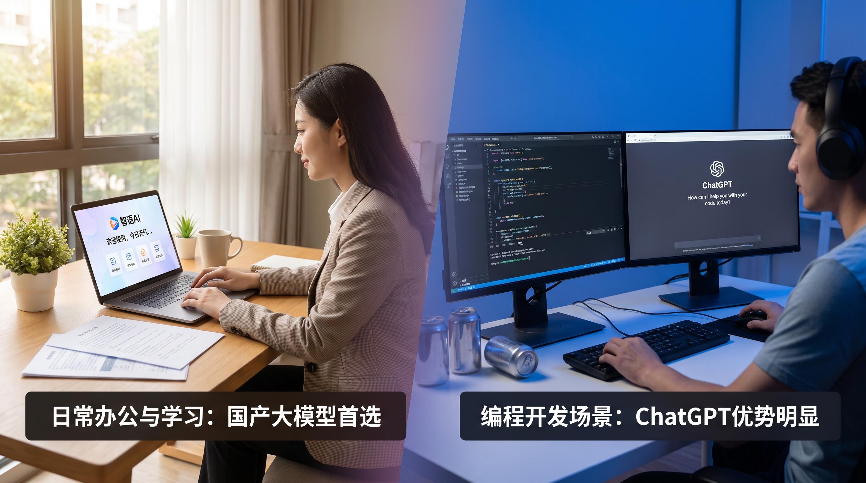 用户实际使用AI助手办公场景图